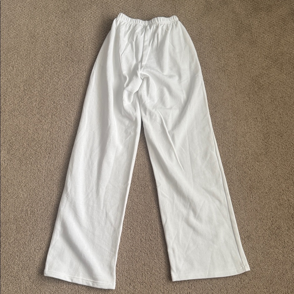 X08 NWT Wild Fable Terry Knit Lined Bondi Beach Wide Leg Sweatpants - Size: XS - Picture 6 of 6